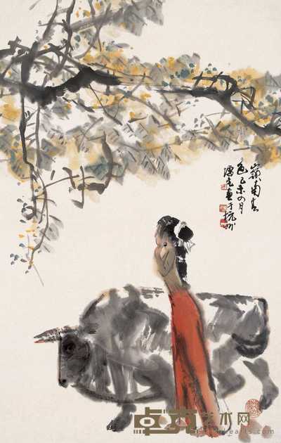 方增先 岭南春色 立轴 68×44cm